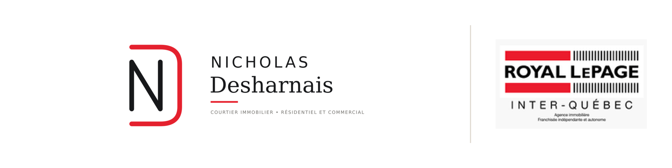 Nicholas Desharnais et Royal LePage Inter-Québec